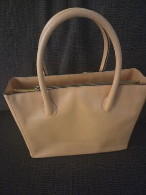 Celine Classic Light Orange Leather Tote Bag - Women's Handbag
